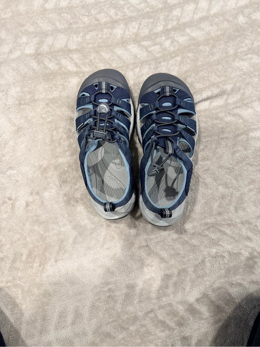 Keen Newport H2 Navy Magnet Hiking Casual Gorpcore Water Sandals Size 8.5 in Box - Picture 3 of 6